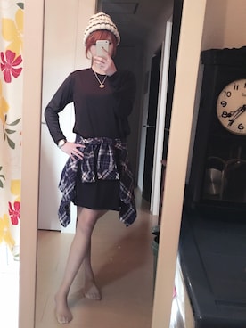 「XERO（ゼロ）のアイテム」を使った、Seina さん（レディース・161cm）の春コーディネート