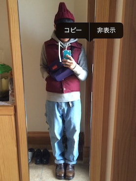 「アイテム（メッセンジャーバッグ）」を使った、なおぴっちさん（メンズ・164cm・20代）の春コーディネート