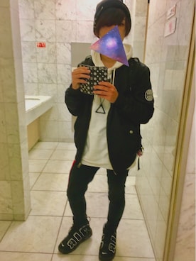 「THE TEST（ザ テスト）のアイテム（アクセサリー）」を使った、晴ハルさん（メンズ・158cm）の冬コーディネート