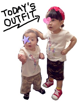 「おめかしコーデ」｜CoHaNe♡さん（キッズ・90cm）の春コーディネート