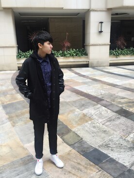 「LOSERS（ルーザーズ）のアイテム」を使った、Chen-moさん（レディース・162cm）の秋コーディネート