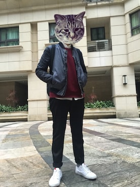 「LOSERS（ルーザーズ）のアイテム」を使った、Chen-moさん（レディース・161cm）の冬コーディネート