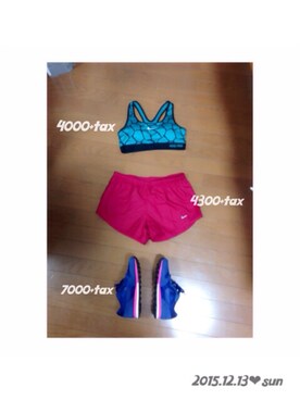 「アイテム（チューブトップ、ブルー系）」を使った、海月さん（レディース・167cm）の冬コーディネート