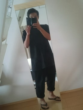 「NO NAME（ノーネーム）のアイテム（トップス）」を使った、Kさん（メンズ・180cm）の夏コーディネート