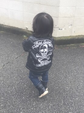 「RAD CUSTOM（ラッドカスタム）のアイテム（ジャケット/アウター）」を使った、miyuさん（レディース・163cm）の秋コーディネート