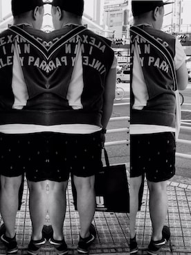 「UNDERCOVER（アンダーカバー）のアイテム（その他）」を使った、keniさん（メンズ・167cm）の夏コーディネート