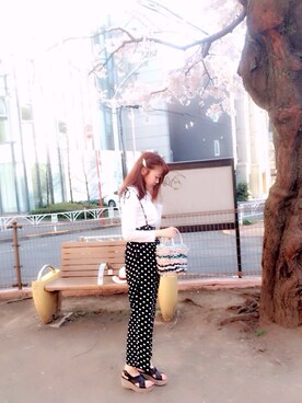 「おめかしコーデ」｜sicaさん（レディース・160cm）の春コーディネート