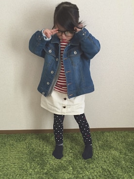 yumeさん（キッズ・100cm）の春コーディネート