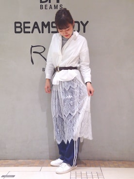 hazuki yoshizawaさん（レディース・166cm）の冬コーディネート