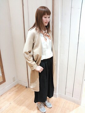 「cepo.」｜「アイテム（トレンチコート）」を使った、e.r.g*_ibarakiさん（レディース・164cm）の春コーディネート