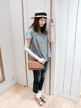 「ハットコーデ」｜e.r.g*_ibarakiさん（レディース・164cm）の春コーディネート