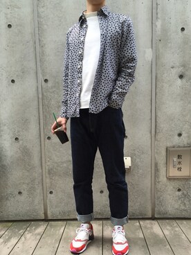 「URBAN RESEARCH（アーバンリサーチ）のアイテム（その他トップス）」を使った、やんやんさん（メンズ・175cm）の春コーディネート