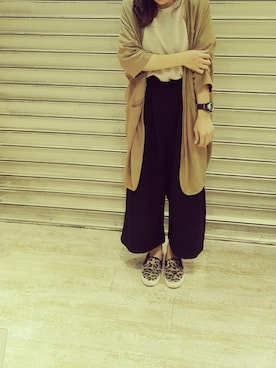 「アイテム（カバーオール）」を使った、がをさん（レディース・161cm・30代）の冬コーディネート