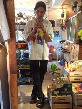 「HERMES」｜YUUCHIDAさん（メンズ・173cm）の夏コーディネート