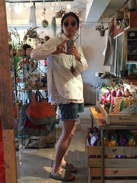 「アイテム（ネックレス）」を使った、YUUCHIDAさん（メンズ・173cm・30代）の夏コーディネート