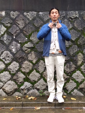 「fridgesetagaya」｜「アイテム（ブルゾン）」を使った、YUUCHIDAさん（メンズ・173cm）の秋コーディネート