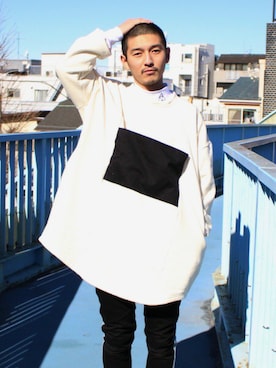 「fridgesetagaya」｜「アイテム（Tシャツ/カットソー）」を使った、YUUCHIDAさん（メンズ・173cm）の冬コーディネート