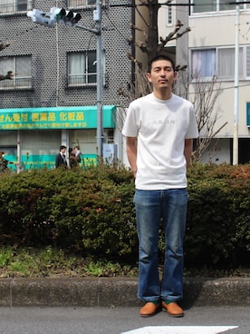 「fridgesetagaya」｜「アイテム（その他シューズ）」を使った、YUUCHIDAさん（メンズ・173cm）の春コーディネート