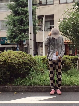 「fridgesetagaya」｜「アイテム（アクセサリー）」を使った、YUUCHIDAさん（メンズ・173cm）の夏コーディネート