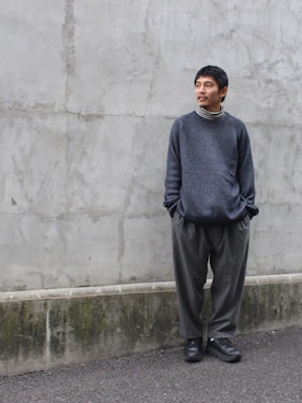 「CEASTERS（ケステル）のアイテム」を使った、YUUCHIDAさん（メンズ・173cm）の秋コーディネート