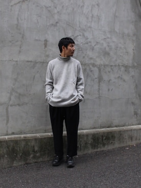 「CEASTERS（ケステル）のアイテム」を使った、YUUCHIDAさん（メンズ・173cm）の秋コーディネート