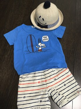may.kさん（キッズ・70cm）の夏コーディネート