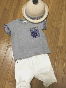 may.kさん（キッズ・70cm）の夏コーディネート