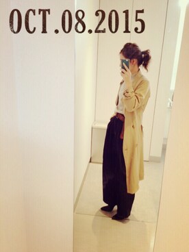 MAHOMiさん（レディース・160cm）の秋コーディネート