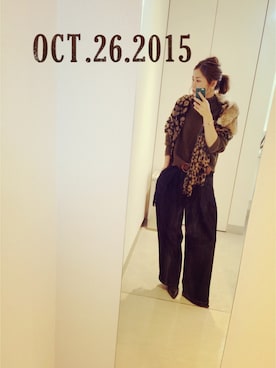 MAHOMiさん（レディース・160cm）の秋コーディネート