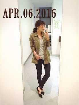 MAHOMiさん（レディース・160cm）の春コーディネート