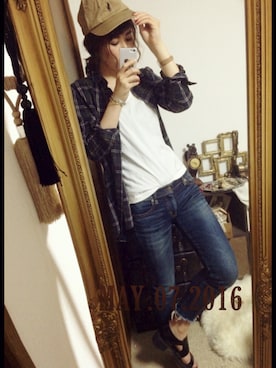 MAHOMiさん（レディース・160cm）の春コーディネート