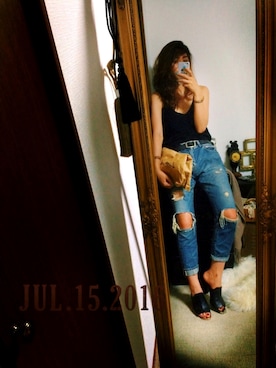 MAHOMiさん（レディース・160cm）の夏コーディネート