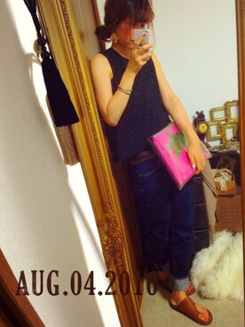 MAHOMiさん（レディース・160cm）の夏コーディネート