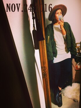 MAHOMiさん（レディース・160cm）の秋コーディネート