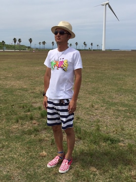 たっくんさん(メンズ・180cm)の夏コーディネート