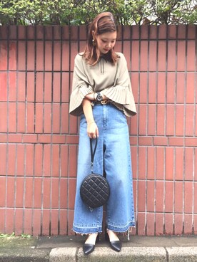 「原宿」｜「アイテム（パンプス）」を使った、yuka LOWRYS FARM吉祥寺さん（レディース・153cm）の秋コーディネート