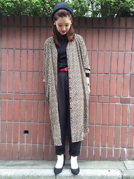 「VERSACE（ヴェルサーチ）のアイテム（アナログ腕時計）」を使った、yuka LOWRYS FARM吉祥寺さん（レディース・153cm）の秋コーディネート