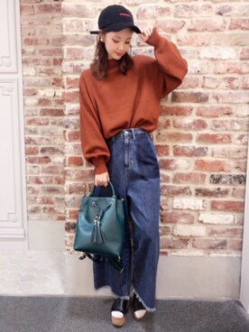 yukaさん（レディース・153cm）の秋コーディネート