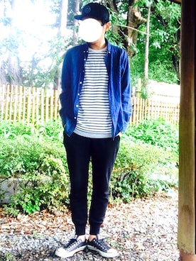 ケムマキさん（メンズ・172cm）の夏コーディネート