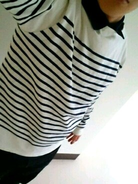 「G-（ジー）のアイテム」を使った、んはにゅーすさん（メンズ・160cm）の秋コーディネート