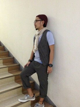 TETSUさん（メンズ・162cm）の夏コーディネート