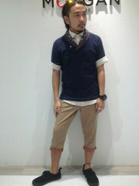 TETSUさん（メンズ・162cm）の夏コーディネート