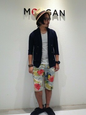 TETSUさん（メンズ・162cm）の夏コーディネート