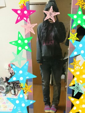 「ET BOITE（エボワット）のアイテム」を使った、Rin :)さん（レディース・165cm）の冬コーディネート