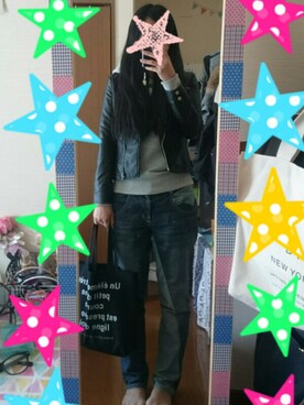 「ET BOITE（エボワット）のアイテム」を使った、Rin :)さん（レディース・165cm）の春コーディネート