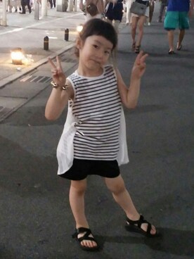junさん(キッズ・110cm)の夏コーディネート