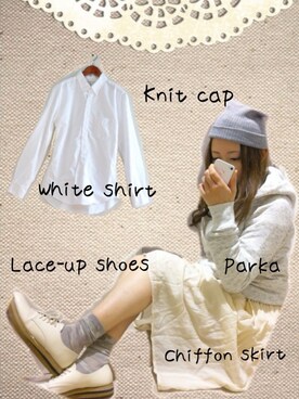 がちゃさん（レディース・155cm）の春コーディネート