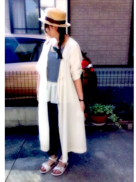 がちゃさん（レディース・155cm）の夏コーディネート