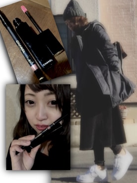 「MHL.（エムエイチエル）のアイテム（その他アウター）」を使った、がちゃさん（レディース・155cm）の冬コーディネート