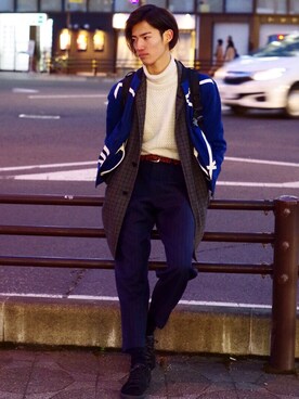 HIROMUさん（メンズ・185cm）の冬コーディネート